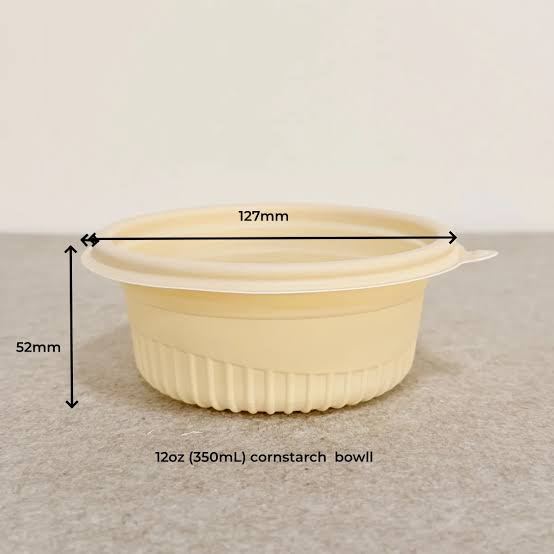 350 ML Round Cornstarch Container