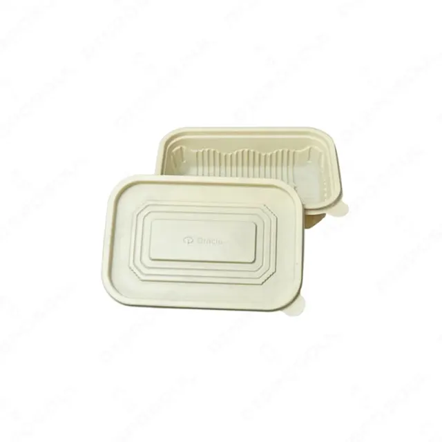500 ML Rectangle Cornstarch Container