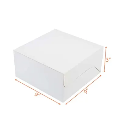 Cake Box 9 × 9 × 3