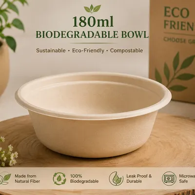 Biodegradable 180ml Bowl