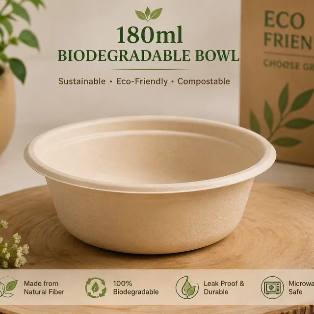 Biodegradable 180ml Bowl