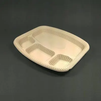 Biodegradable 4cp Square Plate