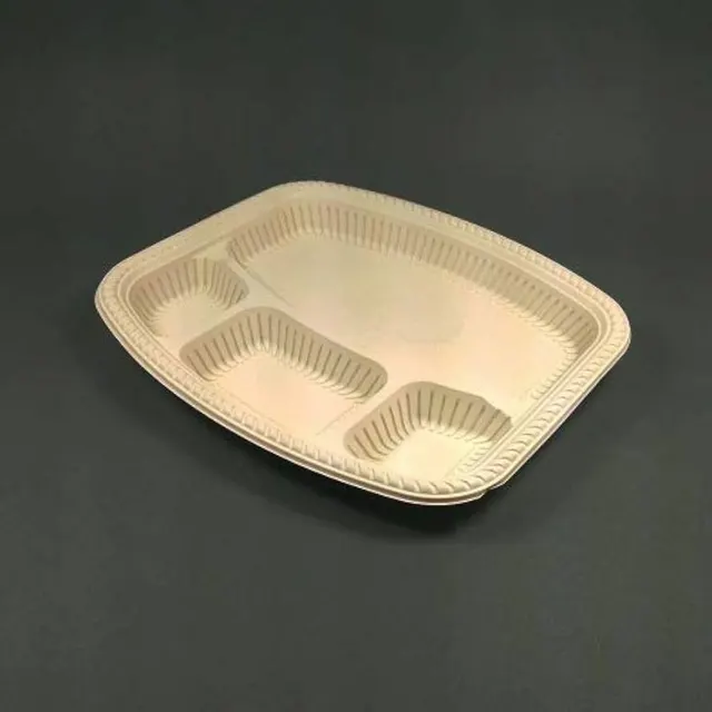 Biodegradable 4cp Square Plate