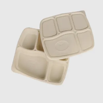Biodegradable 5cp Tray With Lid
