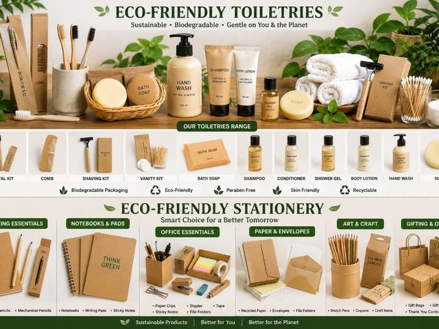 Toiletries & stationery