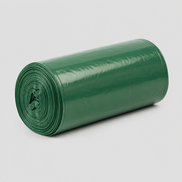 Garbage Bag Green Roll 30x50