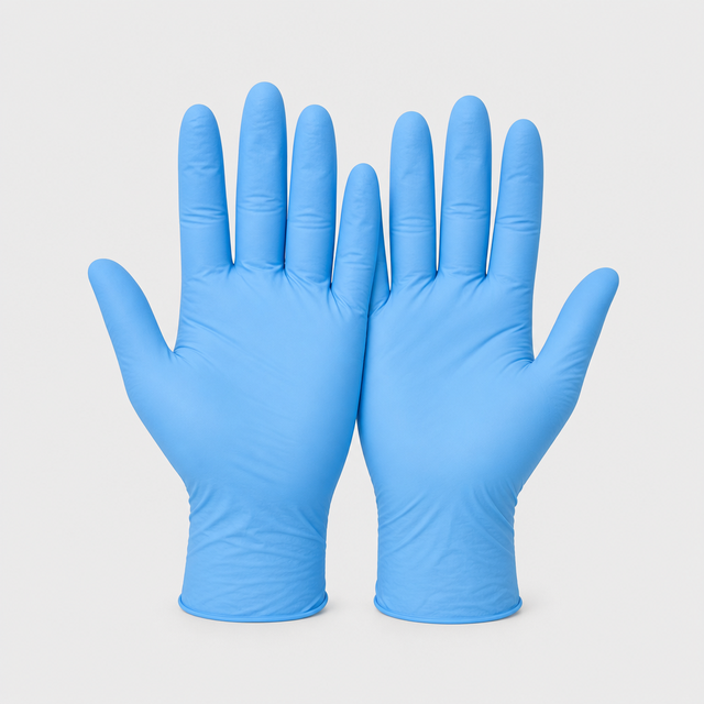 Surgical Gloves Nitrile Blue